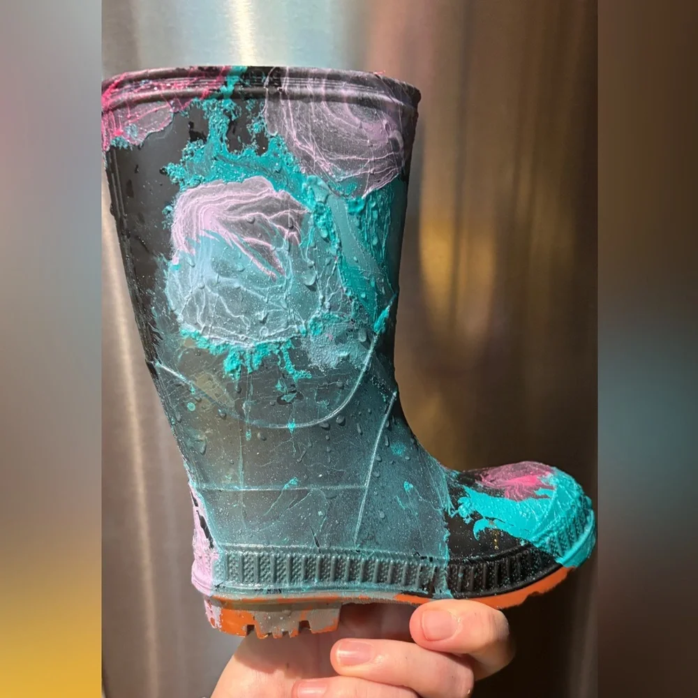 Hydro dip, kids boots